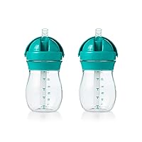 Transitions Straw Cup, 9 oz, Teal, Pack of 2
