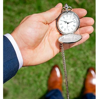 FJ FREDERICK JAMES Best Man Gifts for Wedding I Best Man Proposal Gift -Best Man for a Day Pocket Watch I Best Man Gift I Will You Be My Best Man Gifts