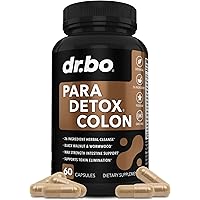 Colon Cleanse Pills Body Detox - Intestinal Guard Cleanser for Stomach - Natural Weight Flush Cleaner Supplement Complex, Women Men Kids, Herbal Wormwood Black Walnut Clove - Gut Loss Health Capsules