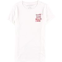 AEROPOSTALE Womens Everything Will Be Fine Graphic T-Shirt