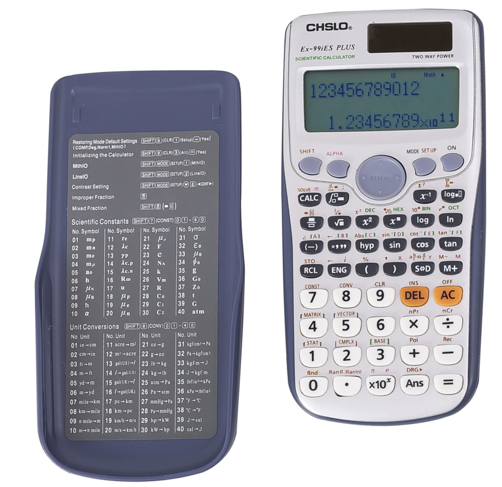 JAWOO Scientific Calculator Function Engineering Calculator with Cover for College and Business
