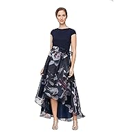 S.L. Fashions Women's Floral Print Skirt Dress