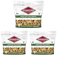 Diamond of California Shelled Walnuts, 16 oz - 1unit (Pack of 3)