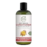 Petal Fresh Pure Softening Rose & Honeysuckle Conditioner, Provides Intense Softness, For All Hair Types, Natural Essential Oils, Vegan and Cruelty Free, 16 Fl oz