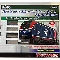 Kato USA Inc. N ALC-42 Charger Superliner Amtrak Starter Set