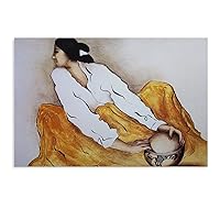 RC Gorman Pottery Keepers Native American Art Poster Canvas Wall Art Poster Print Picture Paintings for Living Room Bedroom Office Decoration, Canvas Poster Art Gift for Family Friends.12x08inch(30x20