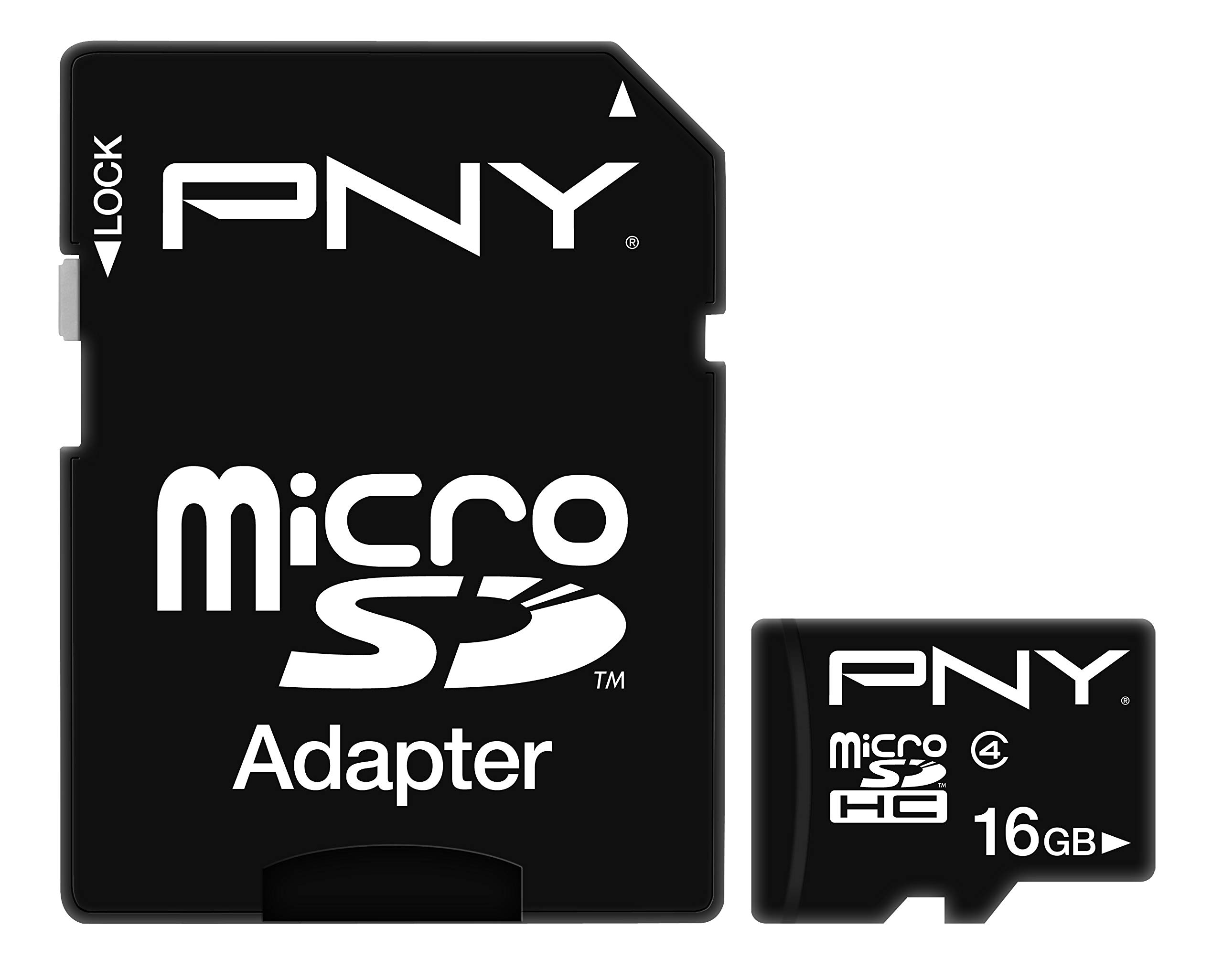 PNY 16GB Performance Class 4 MicroSD Flash Memory Card 5-Pack (P-SDU16G4X5-MP)