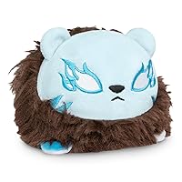 The Original Casting Shadows Reversible Polar Bear Plushie - Frost Polarpaw + Frost The Merciless - Cute Sensory Fidget Stuffed Animals That Show Your Mood