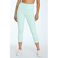Bally Total Fitness High Rise Pocket Mid-Calf Legging, Brook Green, Small