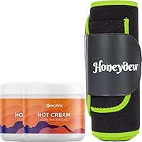 Waist Trainer and Hot Cream Set - Workout Sweat Enhancer Bundle with Large Body Toning Neoprene Sweat Shaper for Women and Men plus 2 Pack Invigorating Workout Cream for Stomach Butt and Thighs