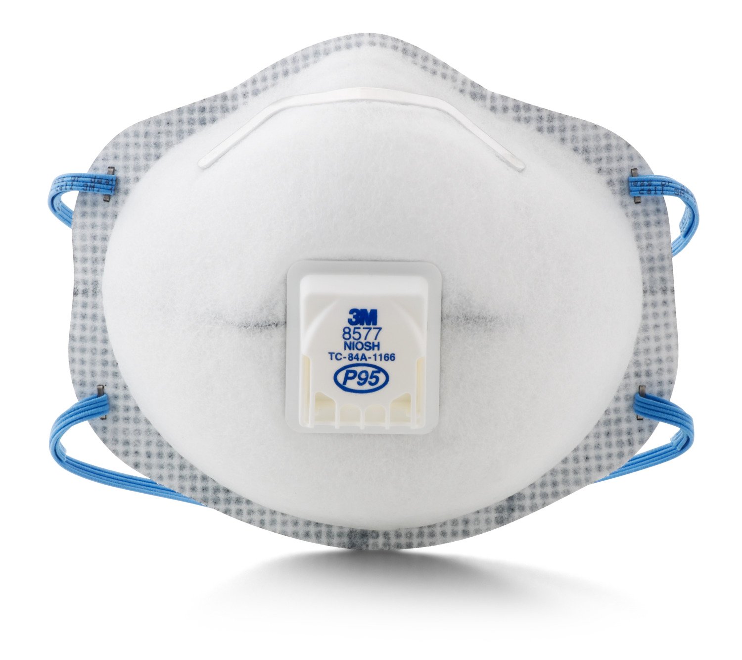 3M Particulate Respirator 8577, P95, with Nuisance Level Organic Vapor Relief (Pack of 10)