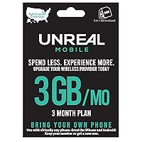 3-Month 3GB/mo $45 Prepaid 3-in-1 SIM Card Kit