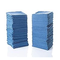 79185 Shop Towels 14”x12”, Blue, 100 Pack