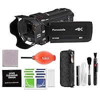 Panasonic 4K Ultra HD Video Camera Camcorder HC-VX981K, 20X Optical Zoom, 1/2.3-Inch BSI Sensor (Black) with Pixel Advanced Accessories vx981