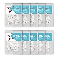 100 Pack (10 x 10 Packs) - 300cc Oxygen Absorber Packs - Food Preservation - Long-Term Food Storage Guide Included