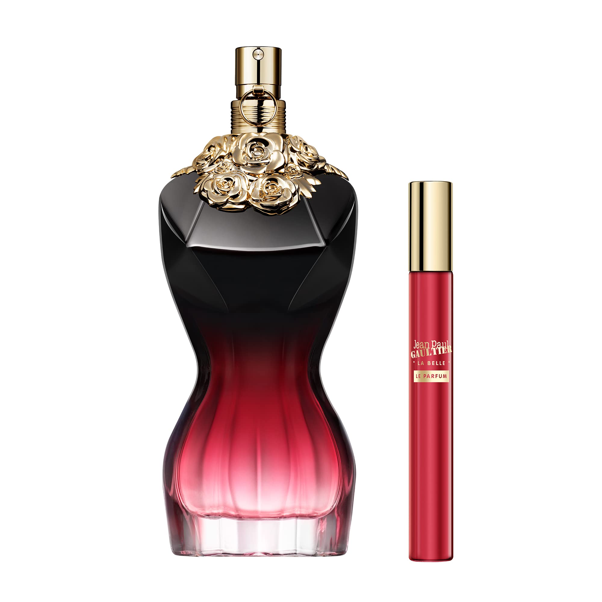 Jean Paul Gaultier La Belle Le Parfum 2-Pieces Set for Women (3.4 Oz Eau De Parfume Spray Intense + 0.34 Oz Eau De Parfume Spray Intense)