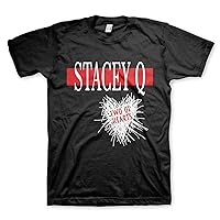 Stacey Q Two of Hearts T-Shirt Black