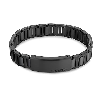 Calvin Klein Men's Link Bracelet: Sophisticated H-Link Design with Industrial-Inspired Finish