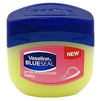 Vaseline Petroleum Jelly Blue Seal Baby 3.4 Ounce (12 Pieces) (100ml)