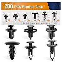 Nilight 120PCS Car Retainer Clips & Fastener Remover 6.3mm 8mm 9mm 10mm  Expansion Screws Replacement Kit Bumper Push Rivet Clips for GM Ford Toyota  Honda Chrysler 