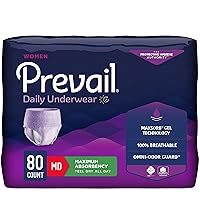 Prevail Proven | Small/Medium Pull-Up | Women's Incontinence Protective Underwear | Maximum Absorbency | 80 Count