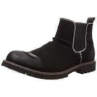 BC R BC327 Side Gore Boots, Casual Boots, Shirring, Synthetic Leather