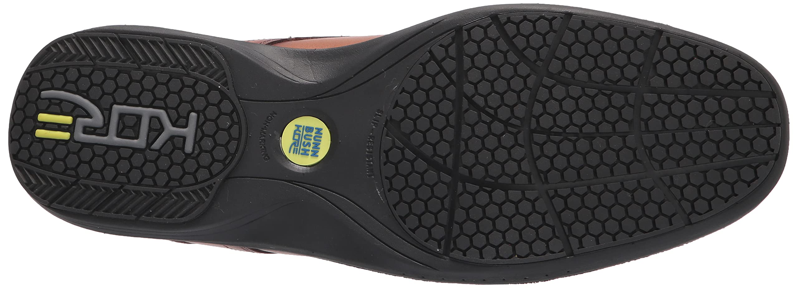 Nunn Bush Men's Pro Bicycle Toe Slip-on with Kore Slip Resistant Comfort Technology Loafer
