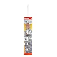 501LSG-1 HAPS-Free Self-Leveling Lap Sealant for horizontal surfaces - 10.3 Oz, Grey, Secure, Ideal for RV Roofing, Maintenance, Repair, Appliance Application
