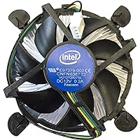 Intel E97379-003 Core i3/i5/i7 Socket 1150/1155/1156 4-Pin Connector CPU Cooler with Aluminum Heatsink and 3.5-Inch Fan for Desktop PC Computer