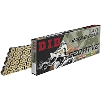 (520ATV2-94) Gold 94 Link High Performance X-Ring ATV Chain with Connecting Link