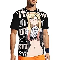 Anime My Dress Up Darling T Shirt Man's Summer Round Neck Clothes Casual Short Sleeves Tee