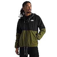 THE NORTH FACE Men's Novelty Antora Rain Hoodie, Forest Olive/TNF Black, Large