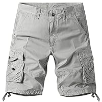 Men's Hiking Cargo Shorts Quick Dry Lightweight Travel Work Utility Shorts with Multi Pockets for Fishing Camping