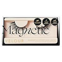 Velour Magnetic Eyelashes – Luxurious False Lashes – Reusable Magnetic Lashes – Wear up to 30x – Vegan, All Eye Shapes, Natural Magnetic Lashes, Magnetic Eyeliner not Included (Opposites Attract)