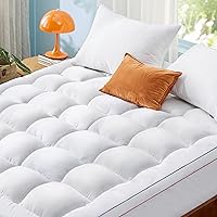 Bedsure Mattress Topper Queen Size - Extra Thick Mattress Pad Cover with 8-21
