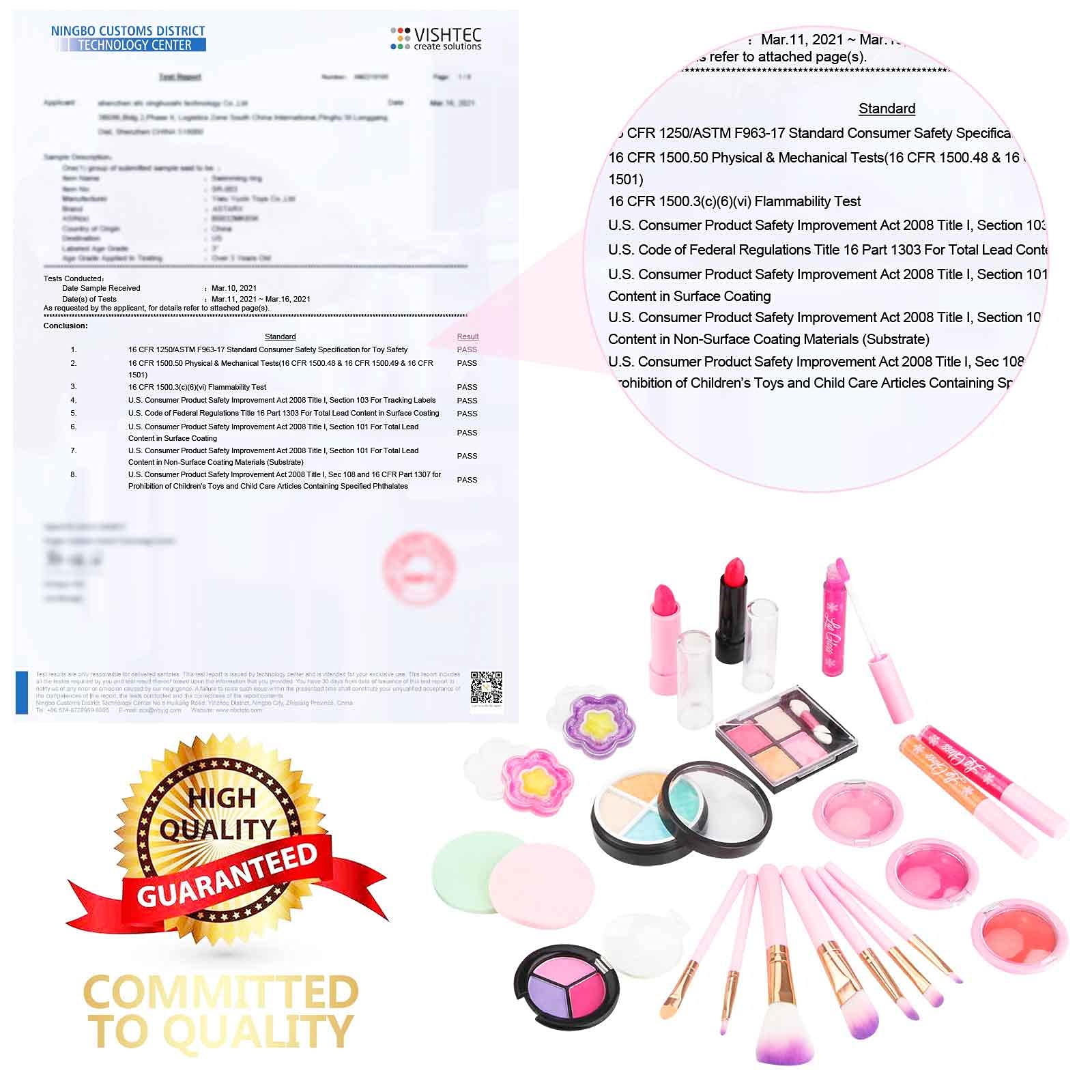 AstarX 23Pcs Makeup Toys for Kids,Real Washable Cosmetics Safe & Non-Toxic Beauty Set for Party Game Halloween Christmas Birthday.