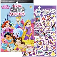 Disney Princess Sticker Pad 200 + Stickers, Multi