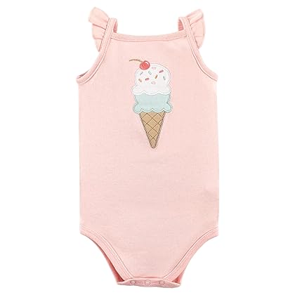 Hudson Baby Unisex Baby Cotton Sleeveless Bodysuits