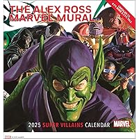 Alex Ross Marvel Super Villains Mural 2025 Oversized Wall Calendar