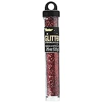Darice Glitter Tube.75 oz, Red