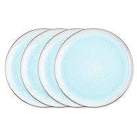 Stone lain Porcelain Dish Set, 4 Salad Plates, Josephine - Mint