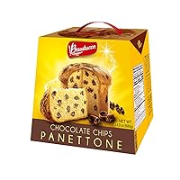 Bauducco Panettone with Chocolate Chips, Moist & Fresh, Traditional Italian Recipe, Italian Traditional Holiday Cake 24.0oz (Pack of 1)