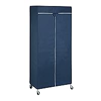 Honey Can Do Garment Rack Cover, GAR-02198, Navy Blue (Rack Cover Only)