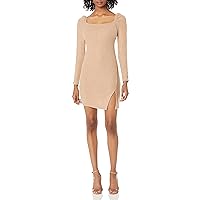KENDALL + KYLIE Women's Ruched Dress with Slit