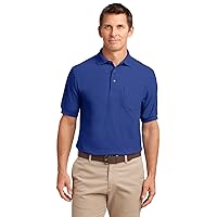 Port Authority Men's Silk Touch Polo with Pocket
