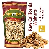 Two Pounds Of California Walnuts, 100% Natural, NO PPO, No Preservatives,Shelled,Raw - We Got Nuts