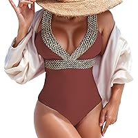 Modest Swimsuit Top with Sleeves Modest Bathing Suit for Women Long Sleeve Bandeau Bikini One Piecess Swimsui