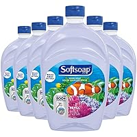 SOFTSOAP Liquid Hand Soap Refill, Aquarium, Bulk Hand Soap, Commercial Hand Soap, 300 oz Total (50 oz|Case of 6) US05262A