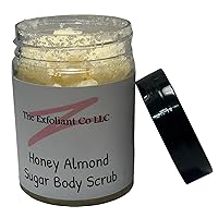 The Exfoliant Co Sugar Body Scrub Moisturizing and Exfoliating Body Hand Leg (Honey Almond)