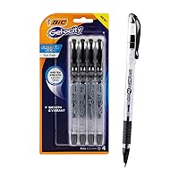 BIC 4pk Gelocity Stick Gel Pen- Black, 1 Count (Pack of 4)